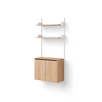 New Works Wall Shelf 1900 Cabinet Tall w. Doors