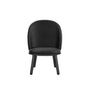 Ace Lounge Chair Rovere nero