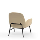 Era Lounge Chair Low Black Steel