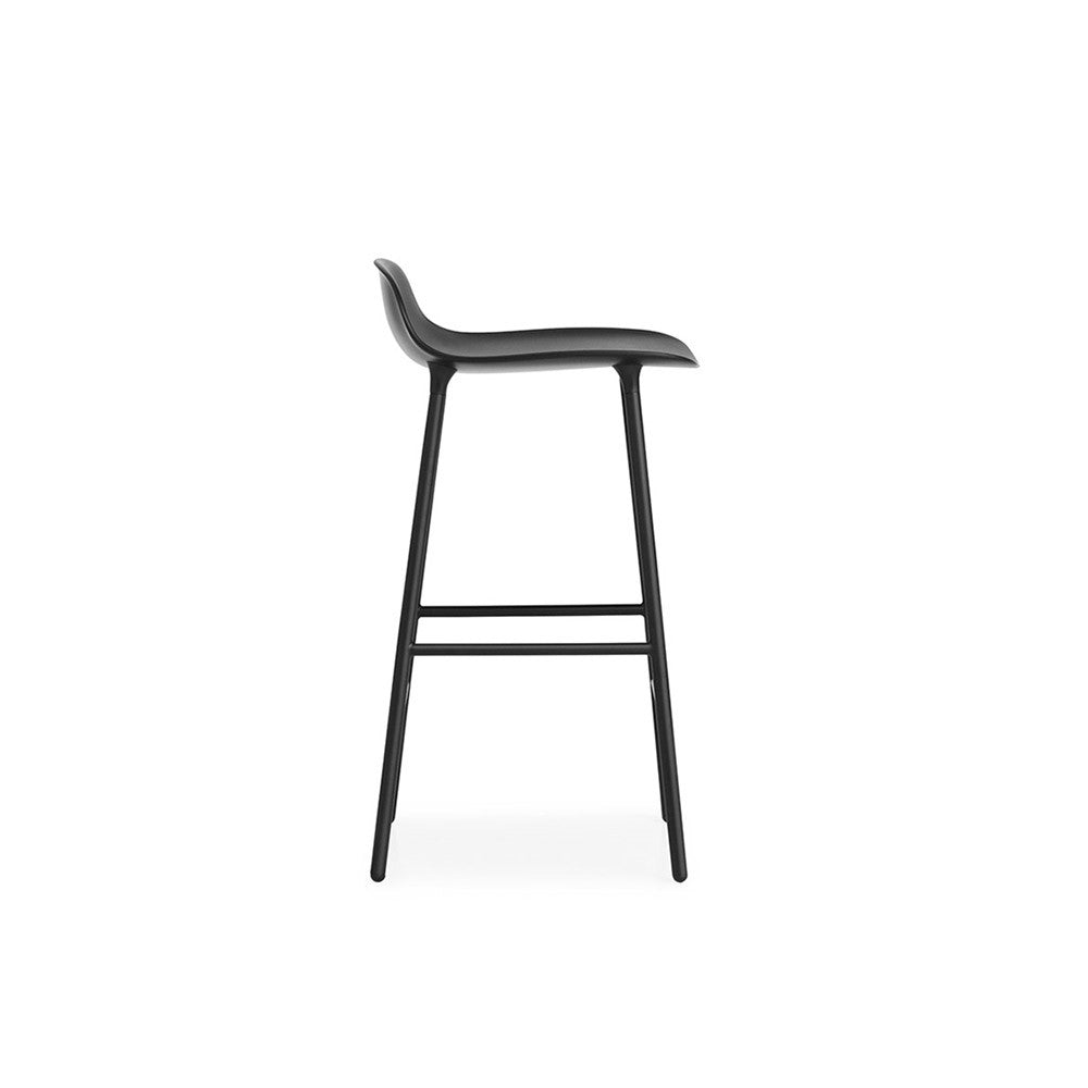 Form barstool H 65 - Acciaio