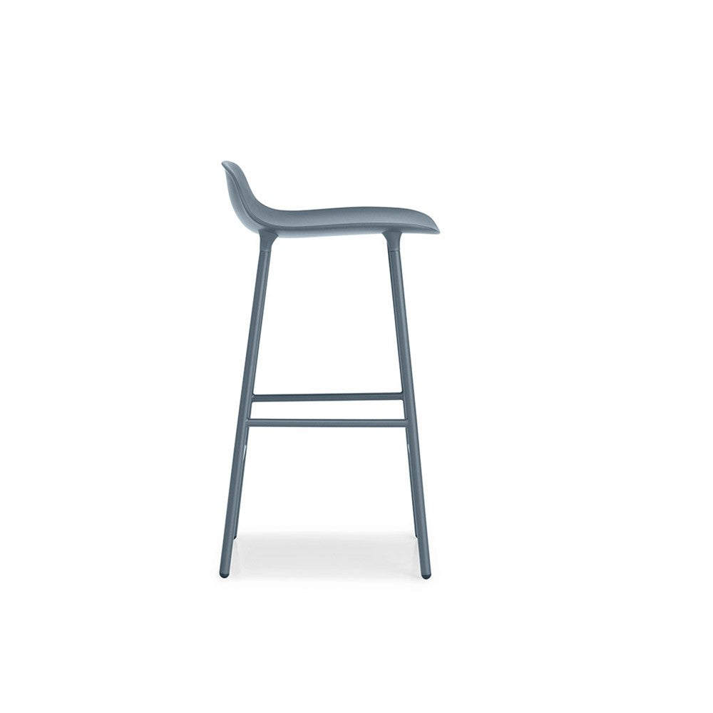 Form barstool H 65 - Acciaio