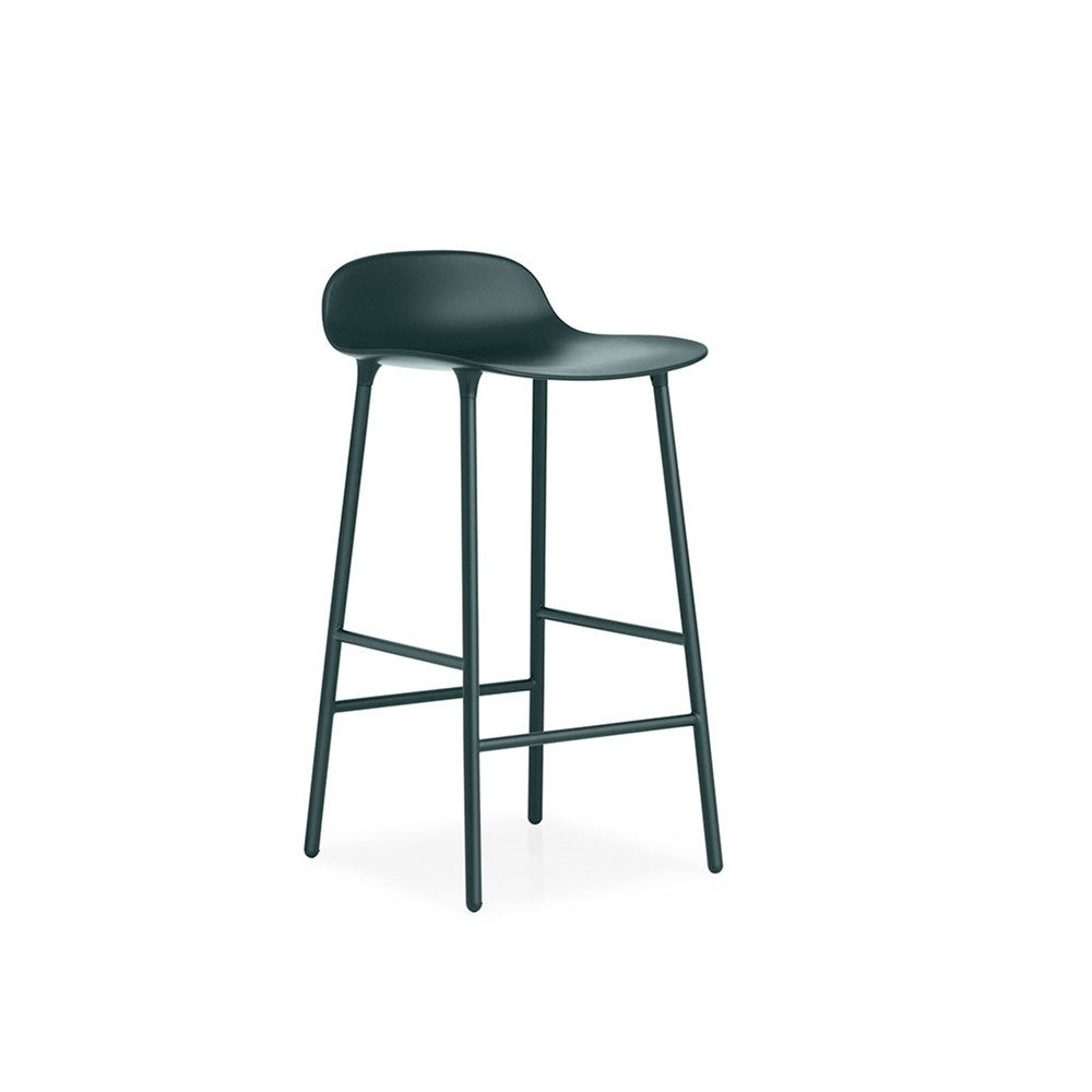 Form barstool H 65 - Acciaio
