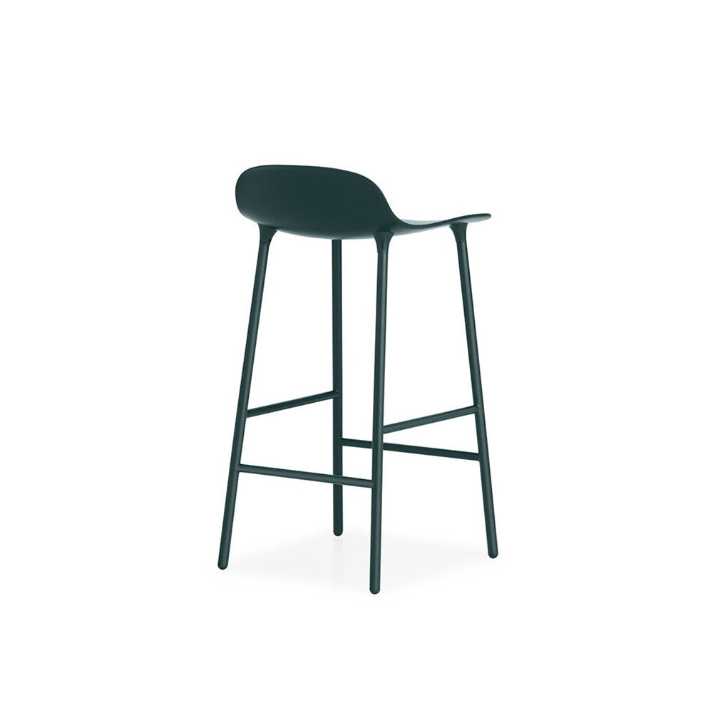 Form barstool H 65 - Acciaio