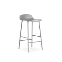 Form barstool H 65 - Acciaio
