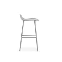 Form barstool H 65 - Acciaio