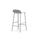 Form barstool H 65 - Acciaio