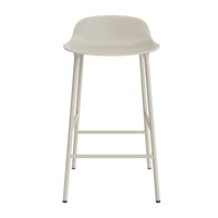 Form barstool H 65 - Acciaio