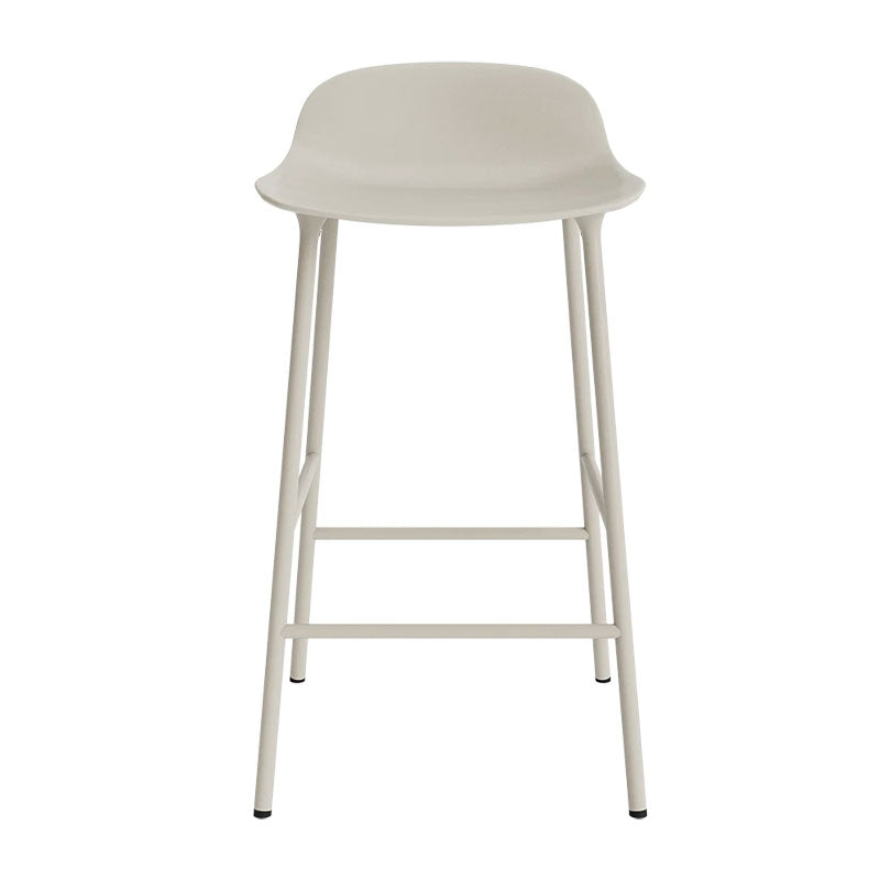Form barstool H 65 - Acciaio