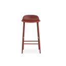 Form barstool H 65 - Acciaio