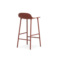 Form barstool H 65 - Acciaio