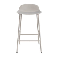 Form barstool H 65 - Acciaio