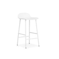 Form barstool H 65 - Acciaio