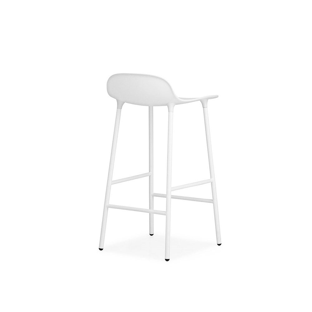 Form barstool H 65 - Acciaio