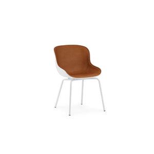 Hyg chair front upholstery - Acciaio Bianco/Bianco / Pelle