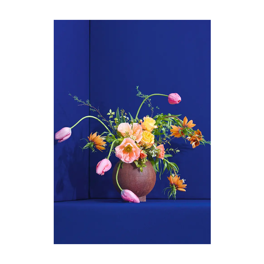Blomst 01 Blue Stampa - Archive