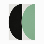 Half Circles III - Green/blue Stampa - Archive