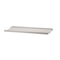 Metal Shelf with Low Edge