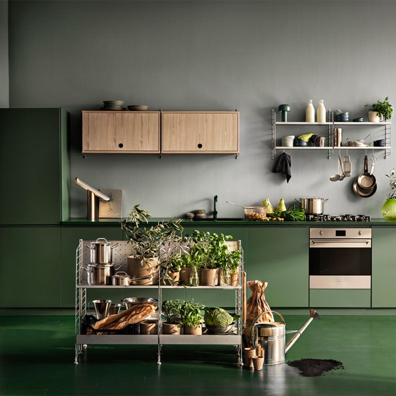 Cabinet with flip door