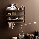 Rods for metal shelves