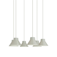 Top Pendant Cluster - Bianco / Grigio
