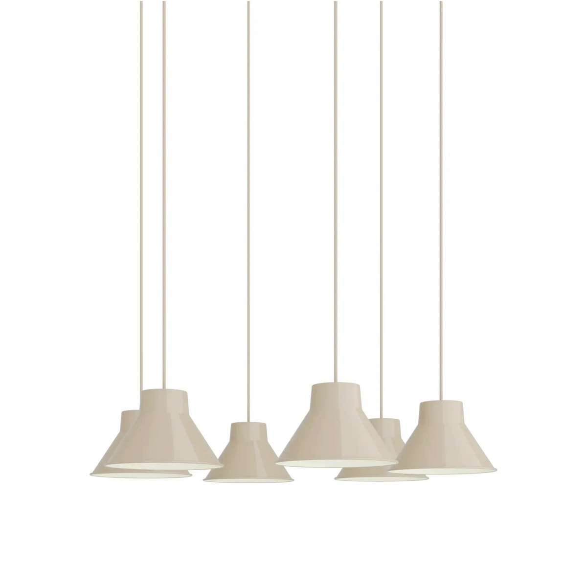 Top Pendant Cluster - Bianco / Sabbia