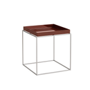 Tray Table M - Silver grey silicone coated steel base