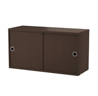 String Cabinet with Sliding Doors