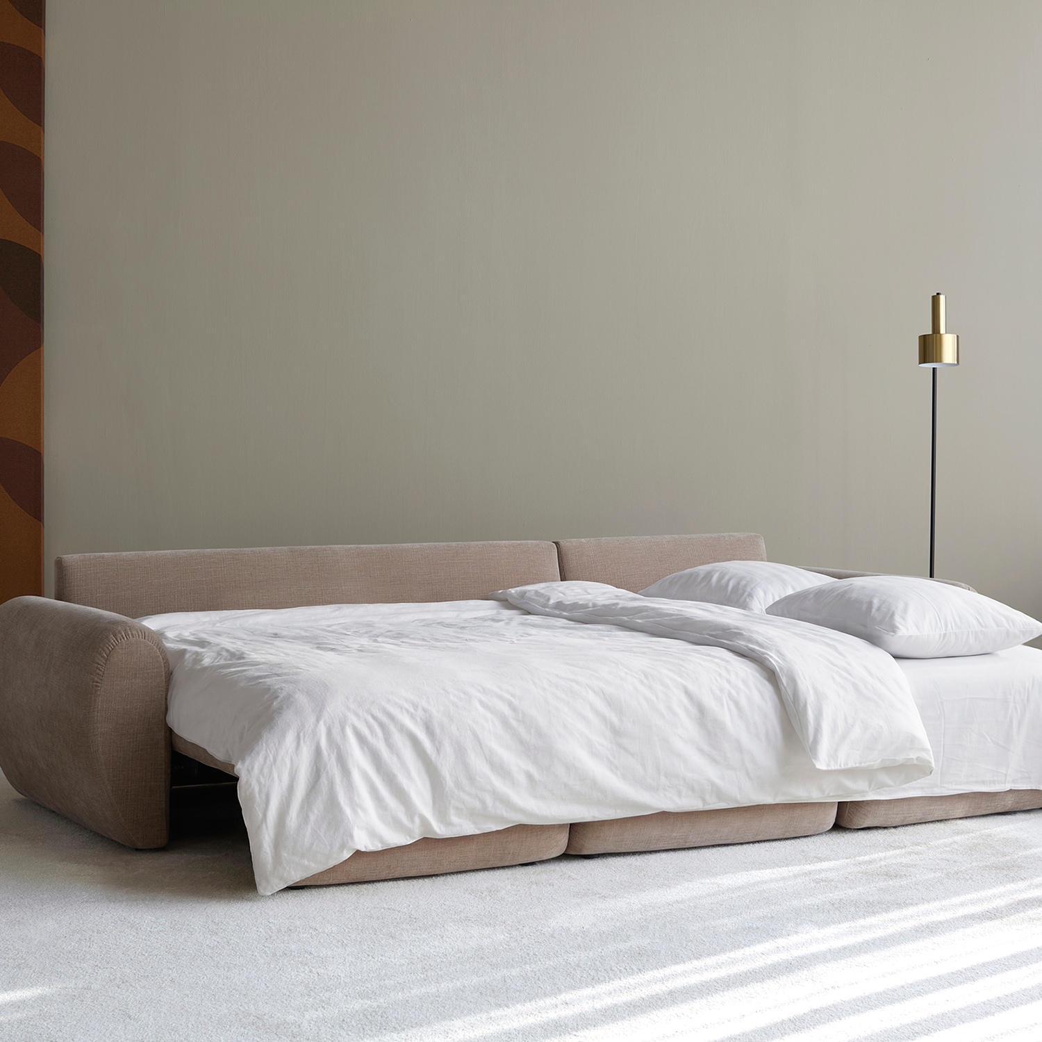 Norum divano letto con chaise longue