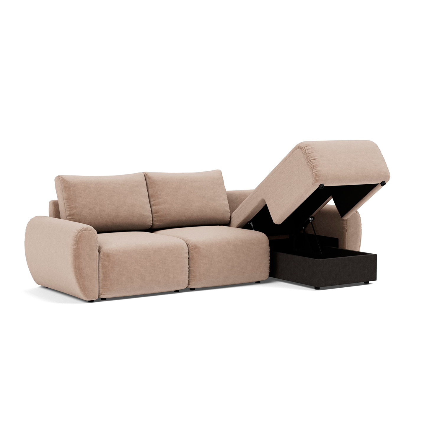 Norum divano letto con chaise longue