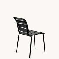 Aligned stacking chair