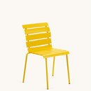 Aligned stacking chair