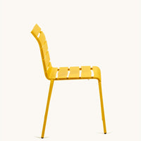 Aligned stacking chair