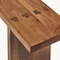 Solid Walnut bench