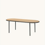 Wooden Table - ovale
