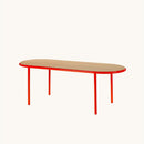 Wooden Table - ovale
